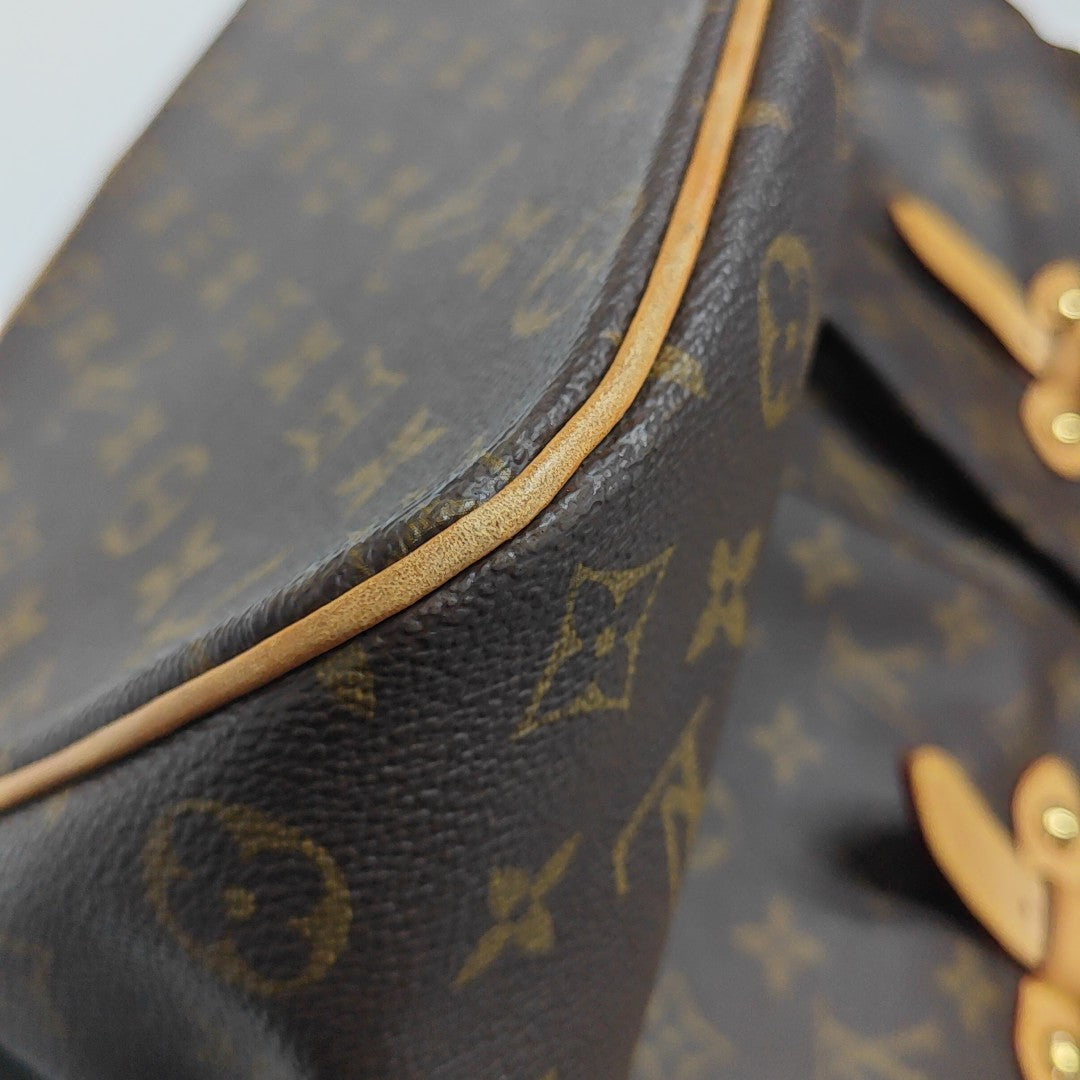 PALERMO GM Monogram Coated Canvas Brown
