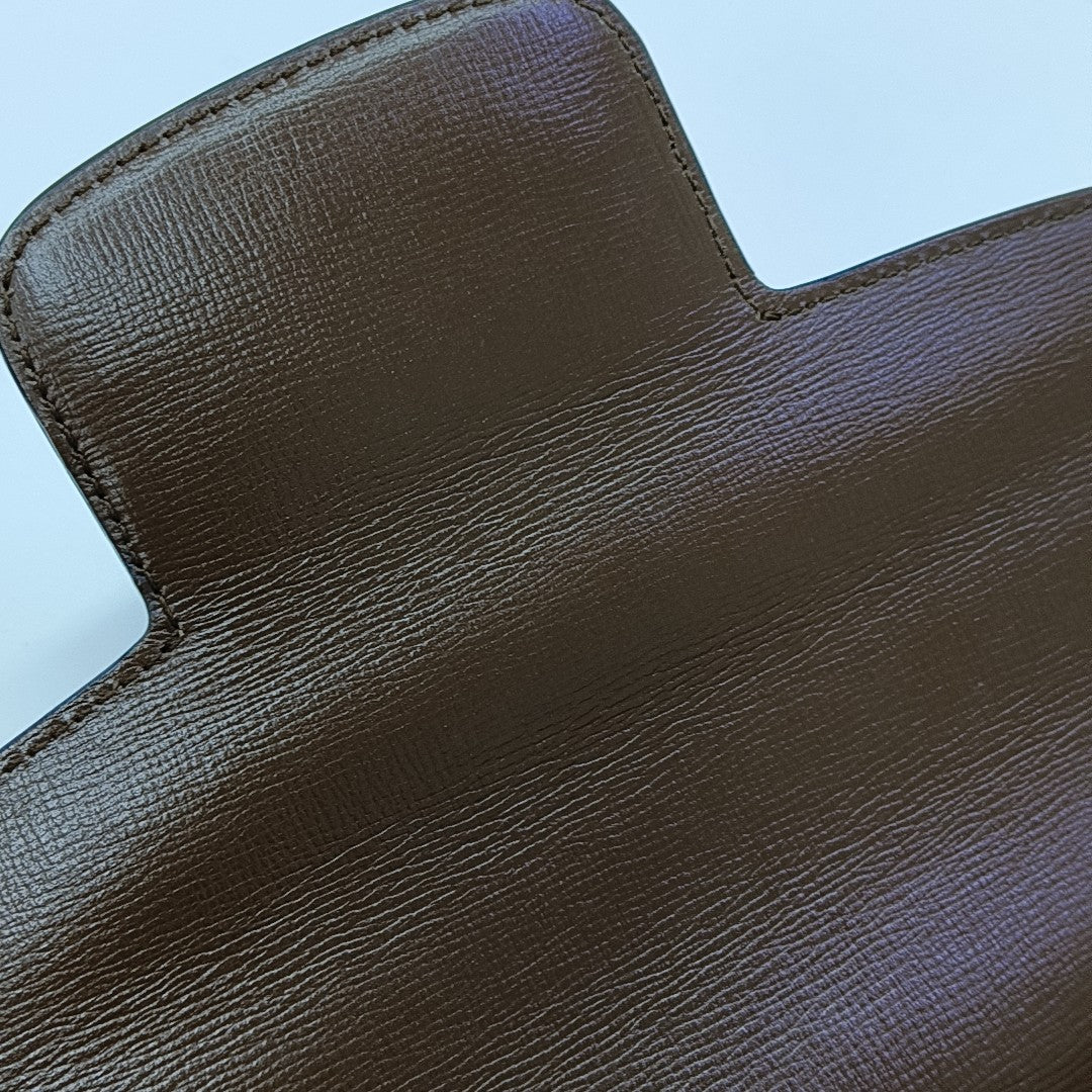 Horsebit 1955 Medium Monogram Coated Canvas Beige