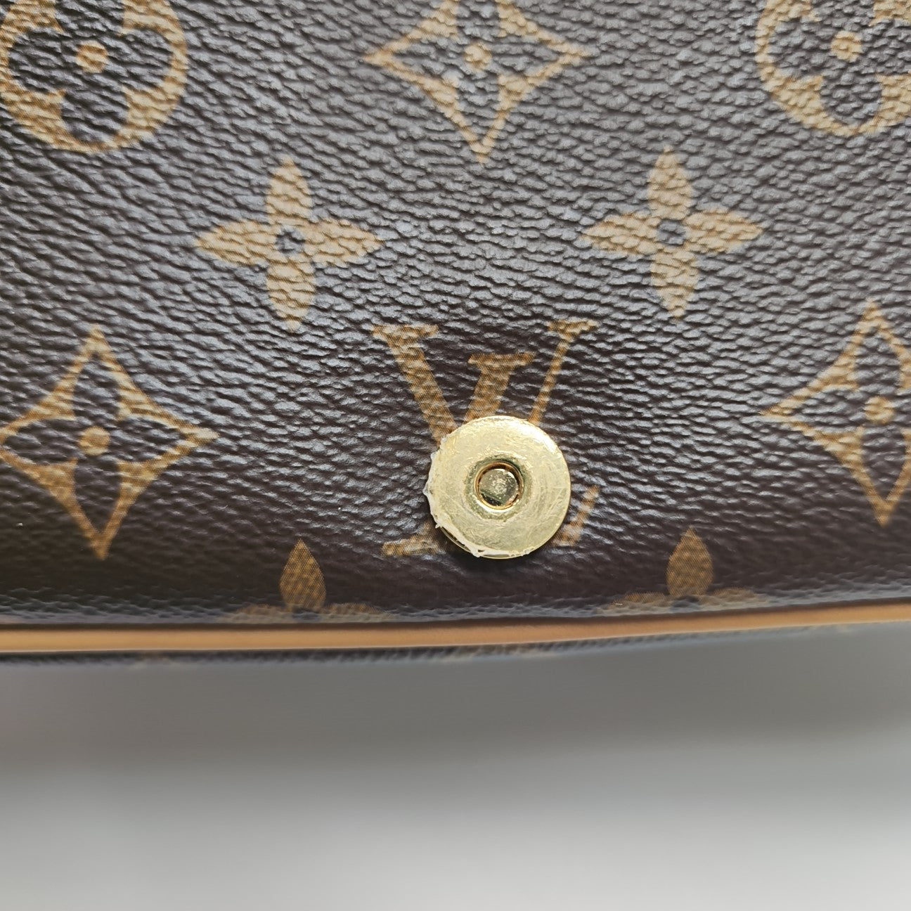 DIANE Monogram Coated Canvas Brown