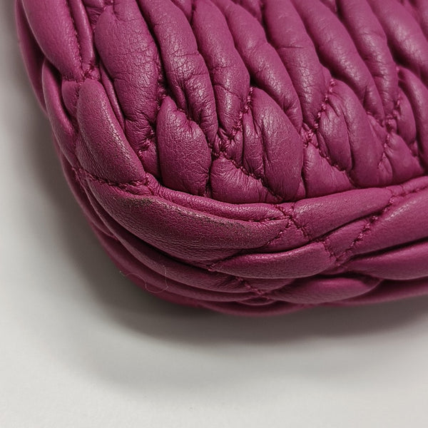Crystal Quilted Lambskin Pink