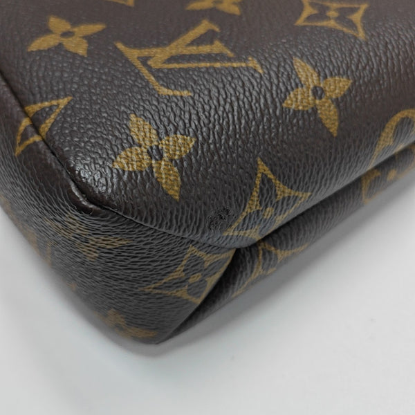 DAILY Monogram Coated Canvas Brown