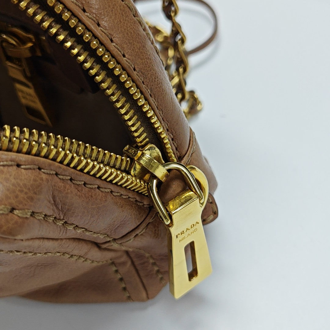 Calfskin Shoulder Bag Pink