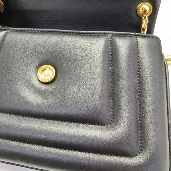 SERPENTI FOREVER Quilted Calfskin Black