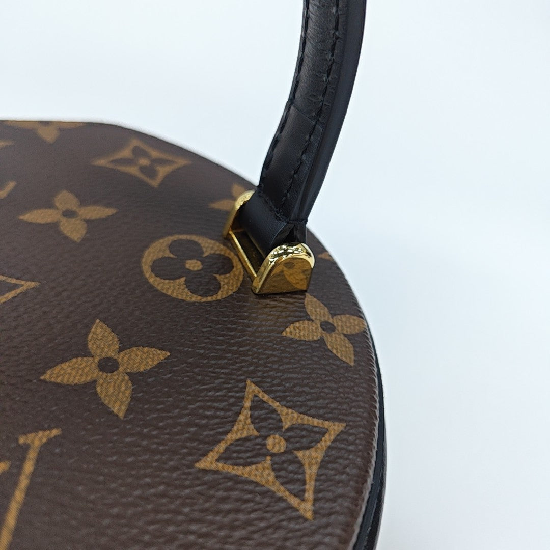 CANNES PM Monogram Coated Canvas Brown