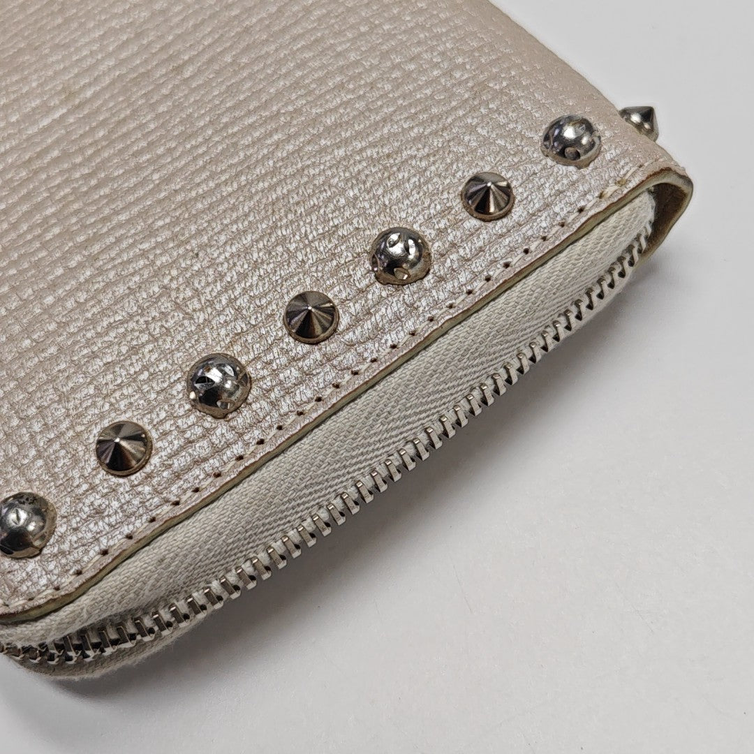 Calfskin Wallet Beige