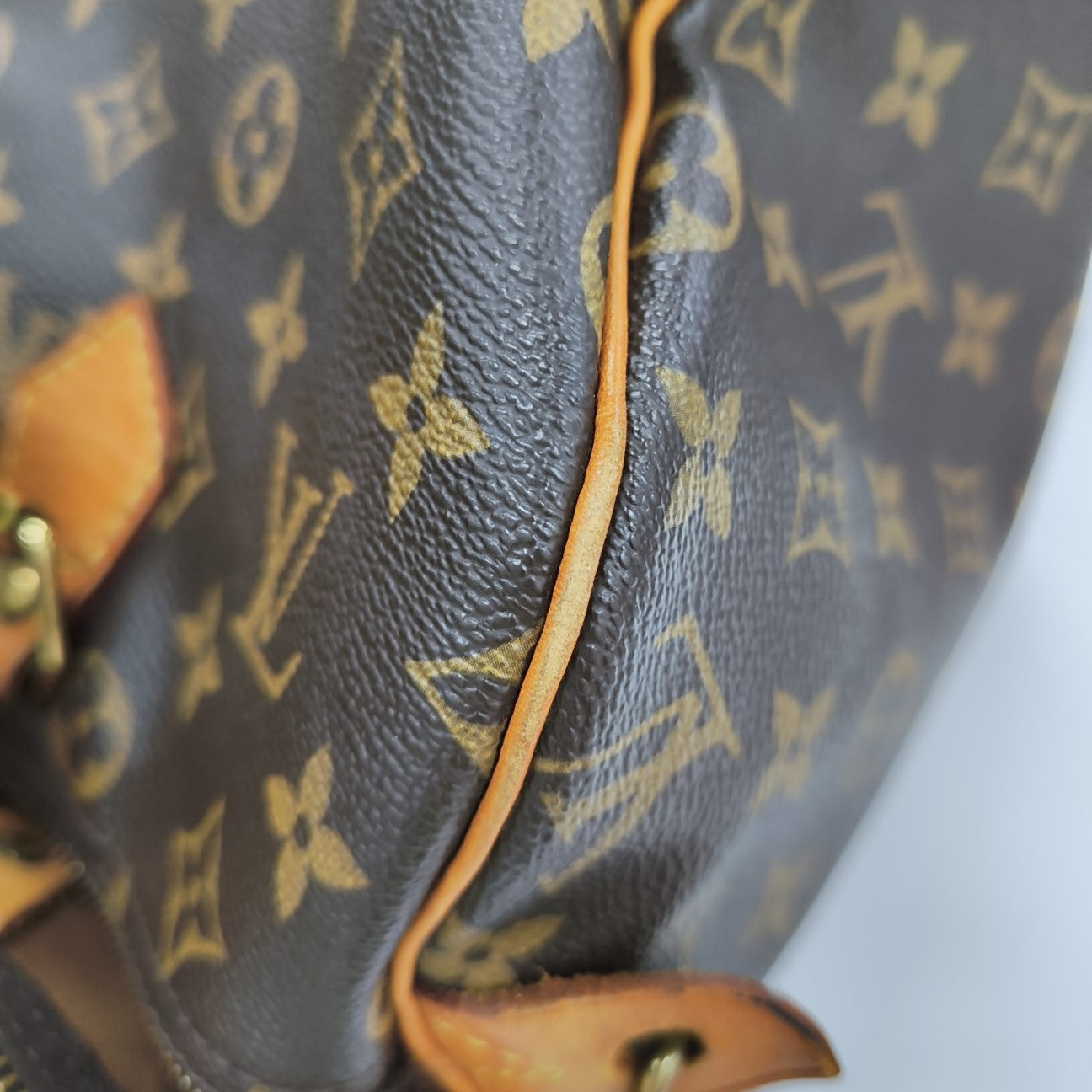 SPEEDY 30 Monogram Coated Canvas Brown