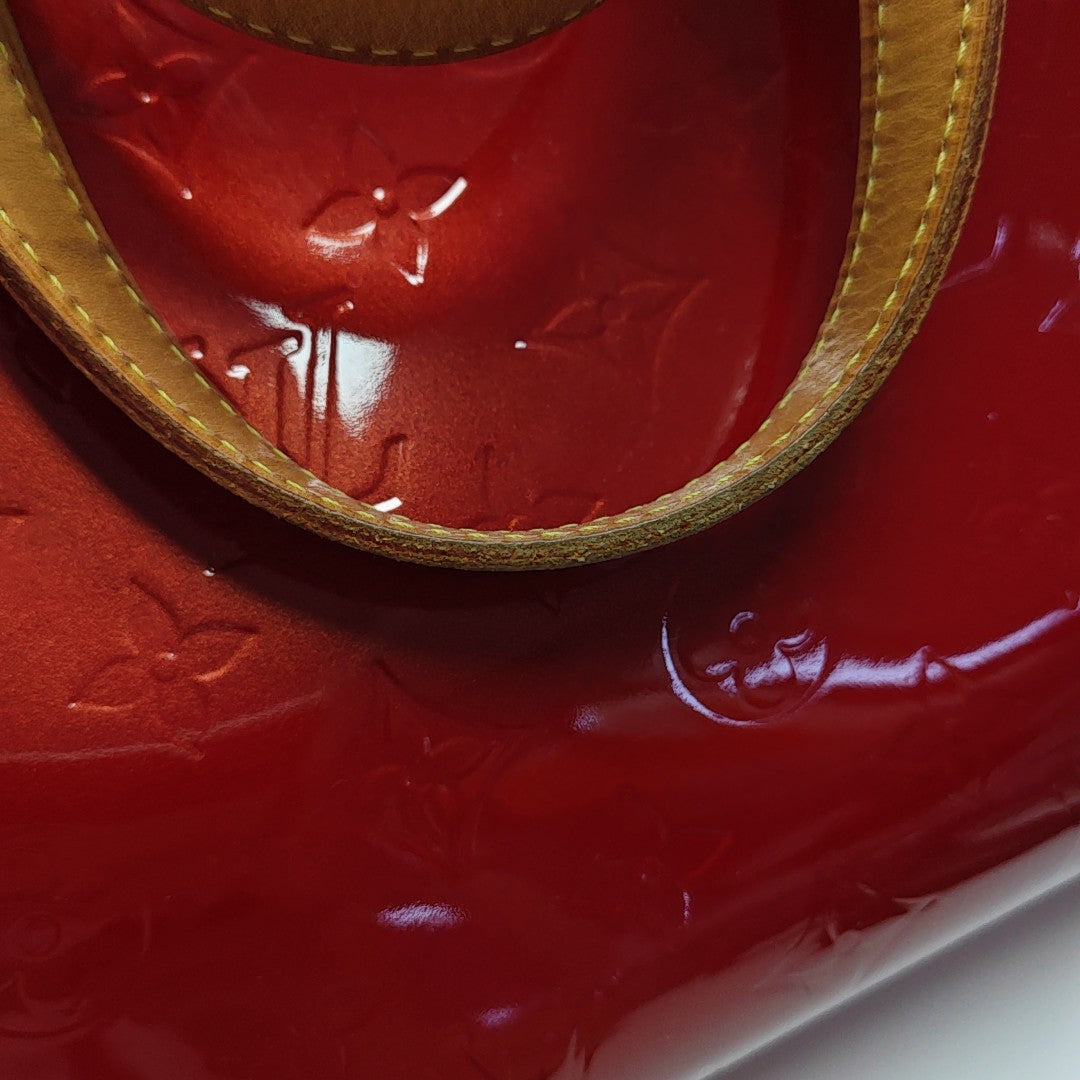 BELLEVUE Monogram Patent Leather Red