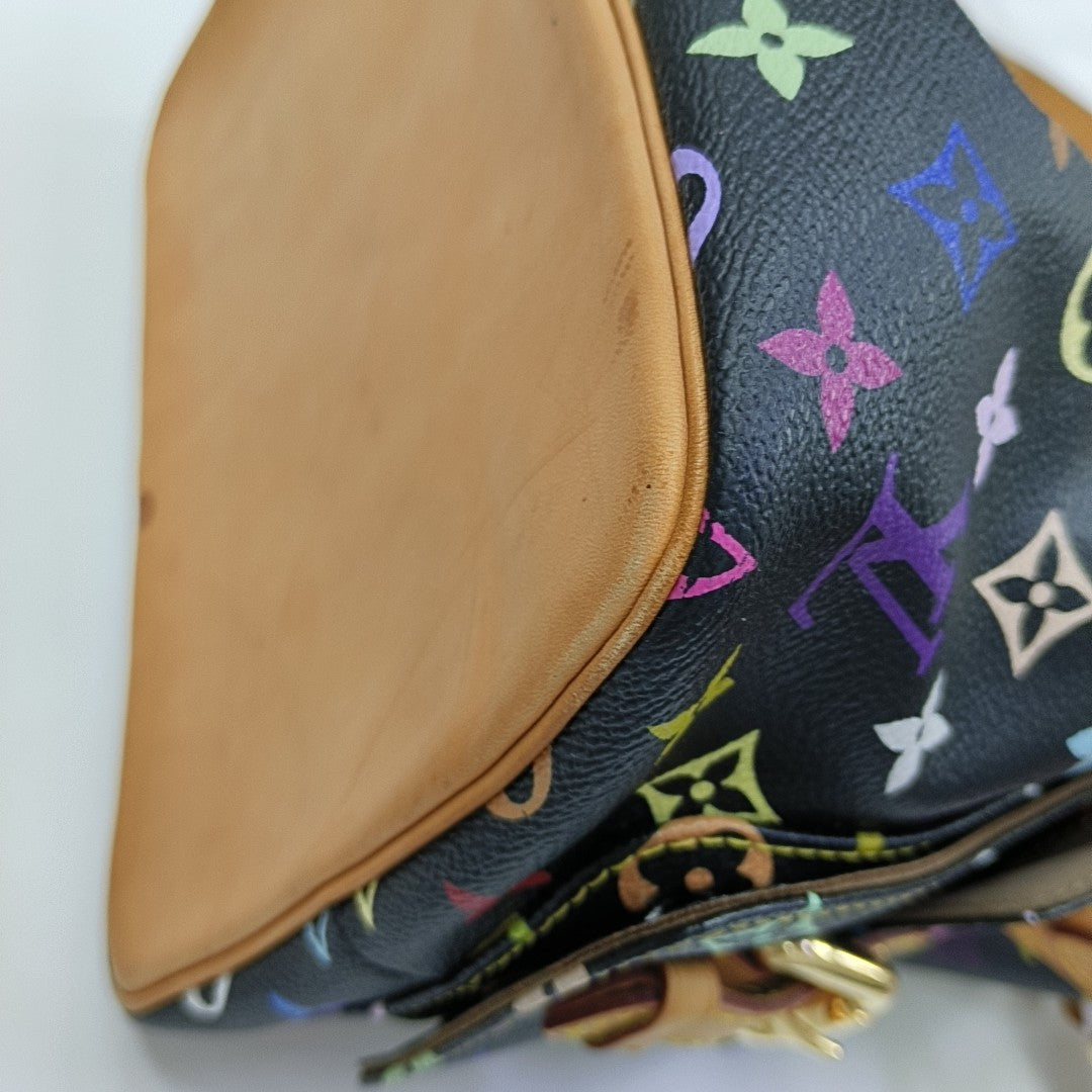 LV × TM NÉONOÉ MM Monogram Coated Canvas Black