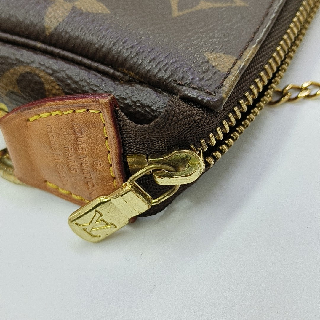ACCESSOIRES Mini Monogram Coated Canvas Brown