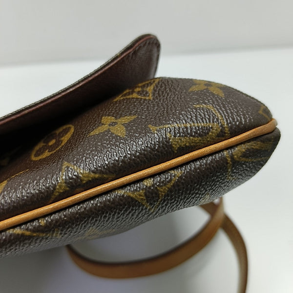 MUSETTE TANGO Monogram Coated Canvas Brown