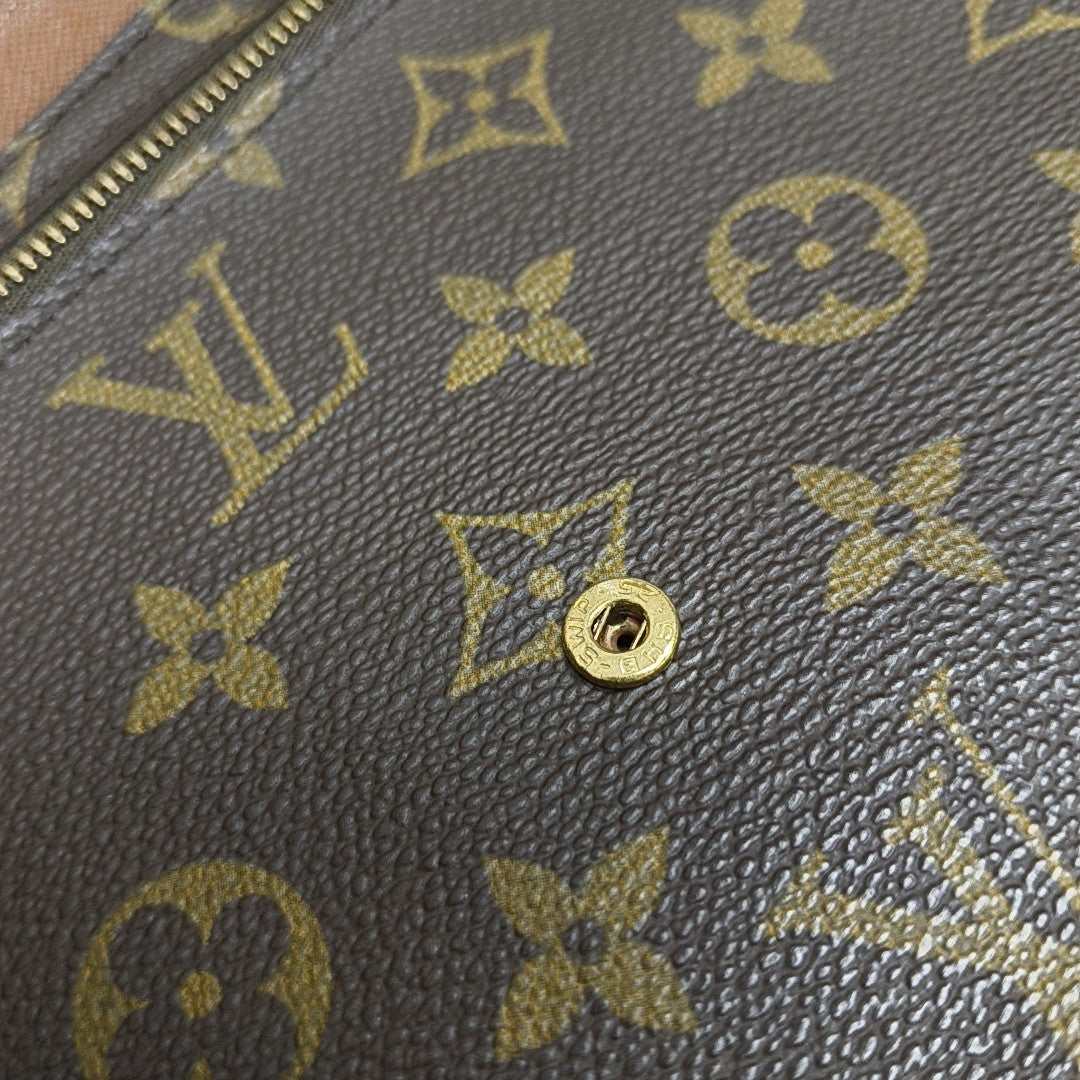 POCHETTE RABAT Monogram Coated Canvas Brown