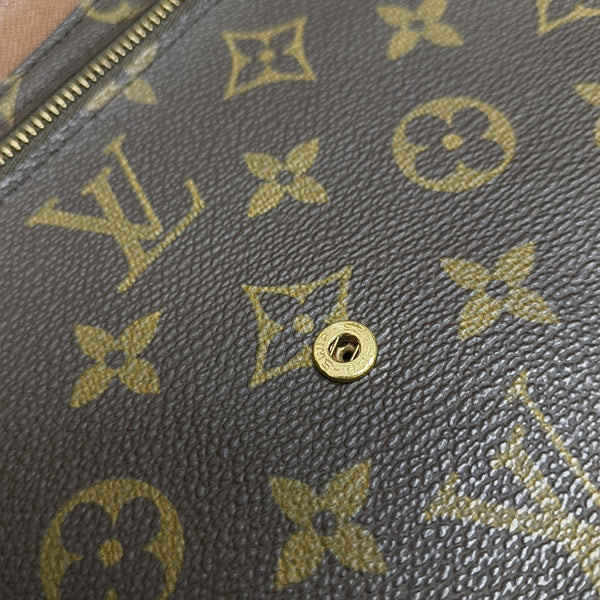 POCHETTE RABAT Monogram Coated Canvas Brown