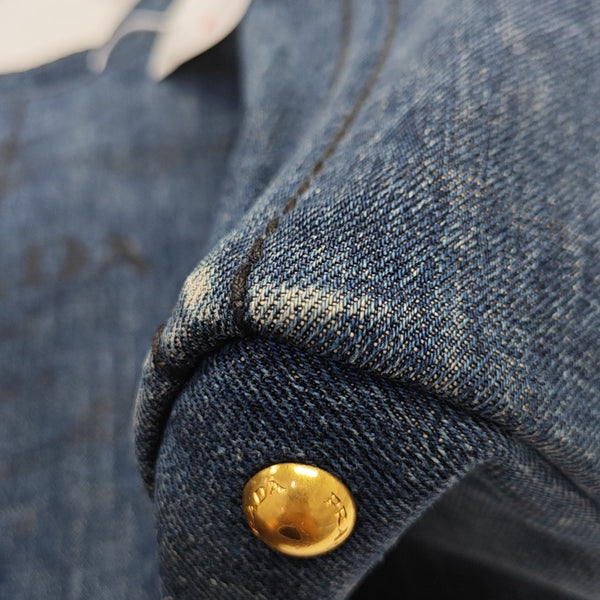 Denim Quilted Denim Blue