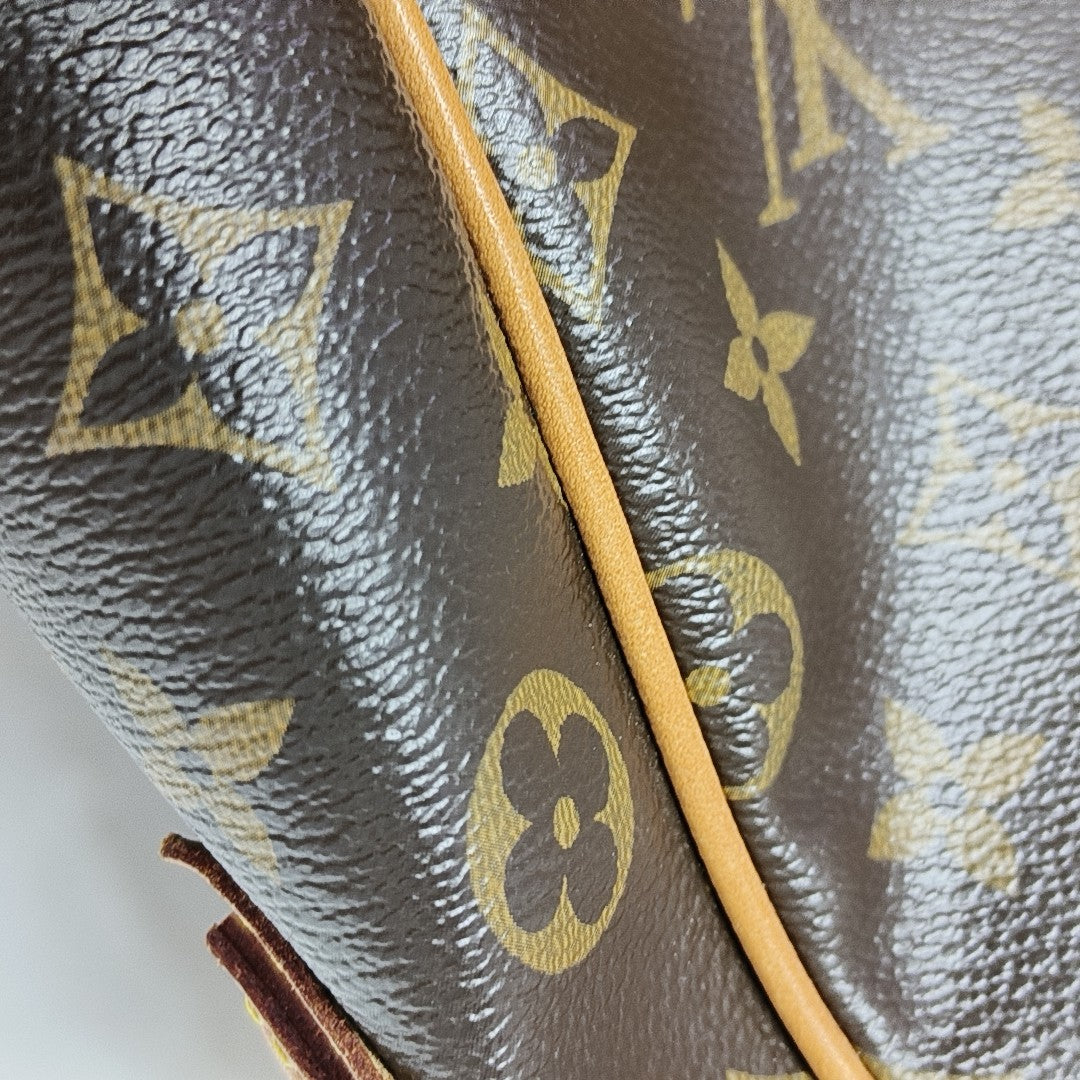 RETIRO NM Monogram Coated Canvas Brown