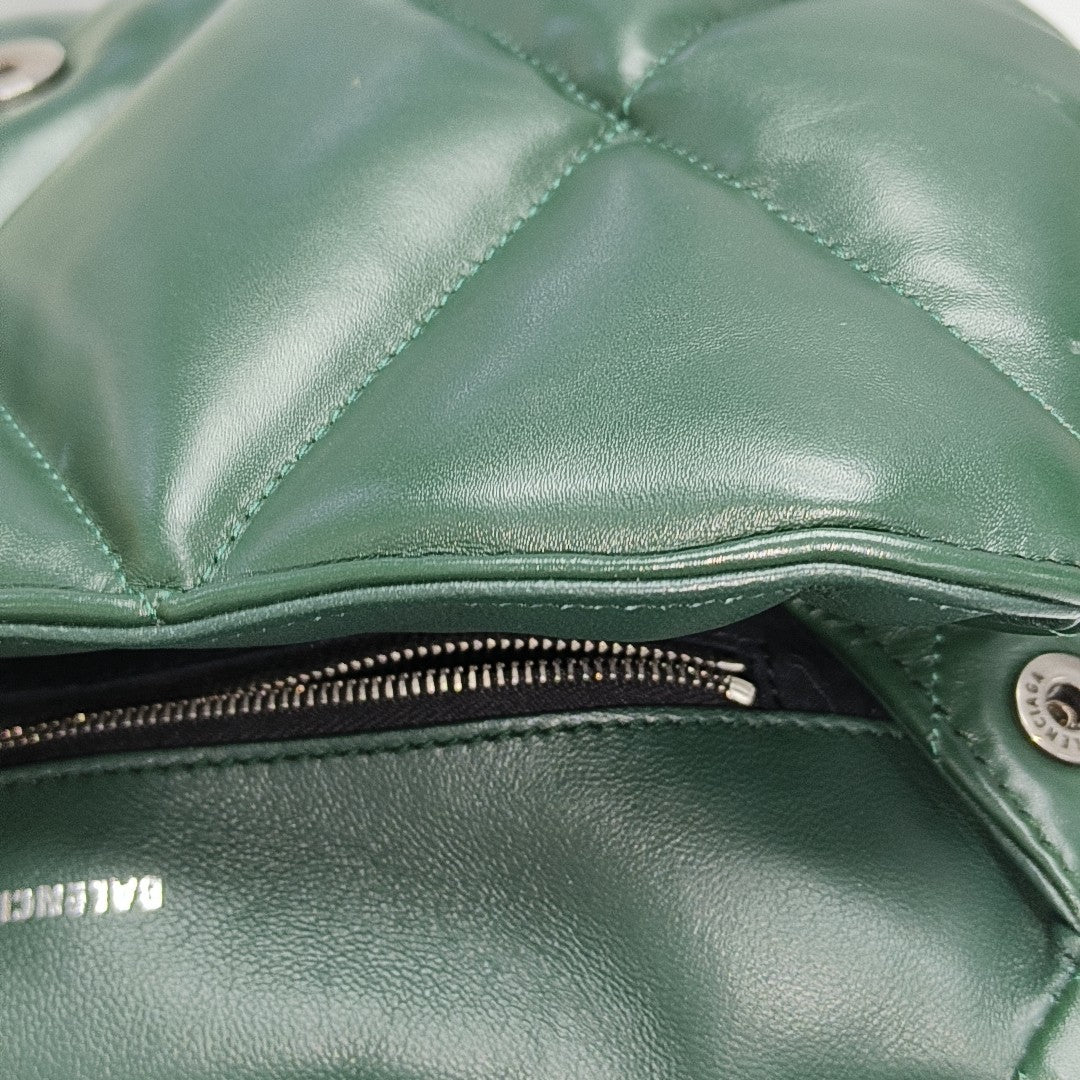 B. Quilted Calfskin Green