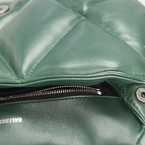 B. Quilted Calfskin Green