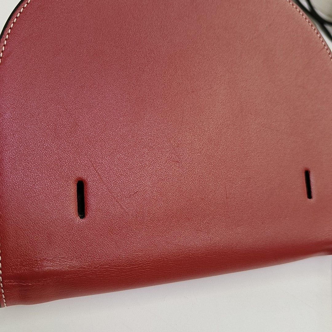 Heel Calfskin Red