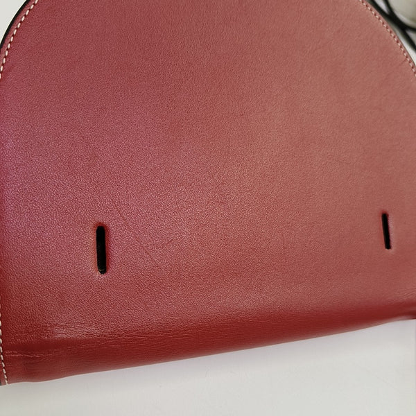 Heel Calfskin Red