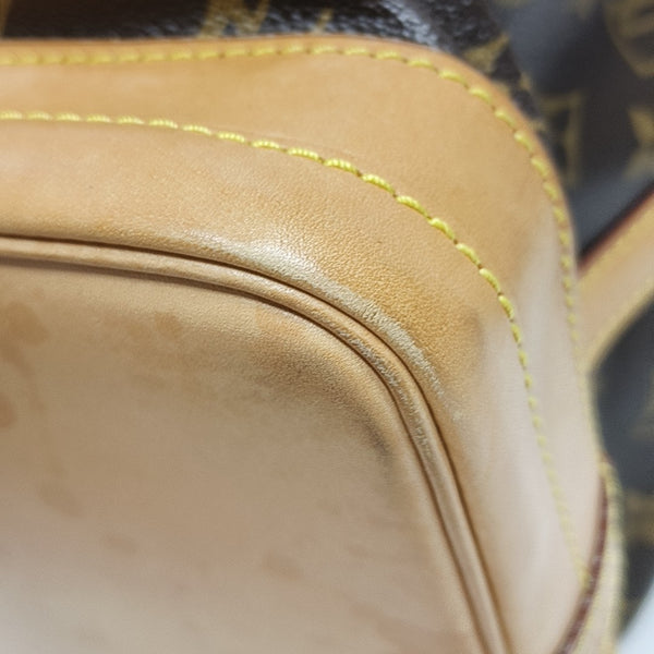 NOÉ GM Monogram Coated Canvas Brown