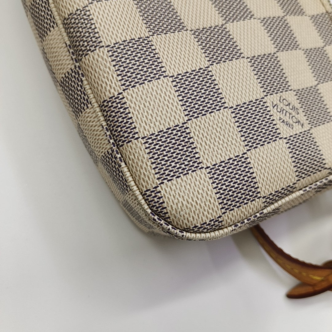 ACCESSOIRES GM Damier Azur Coated Canvas White