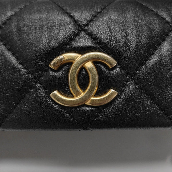 Quilted Lambskin Black
