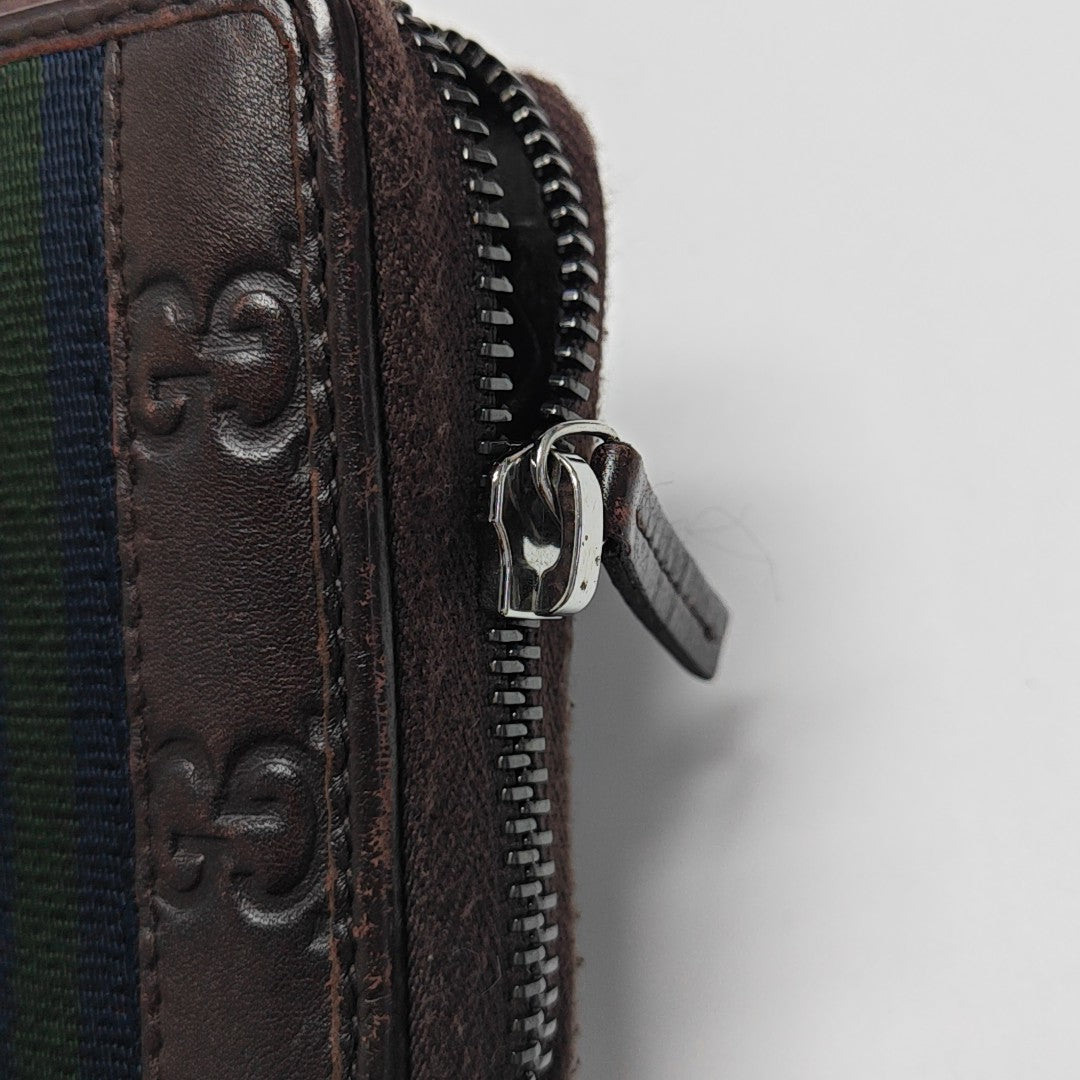 Monogram Calfskin Wallet Brown