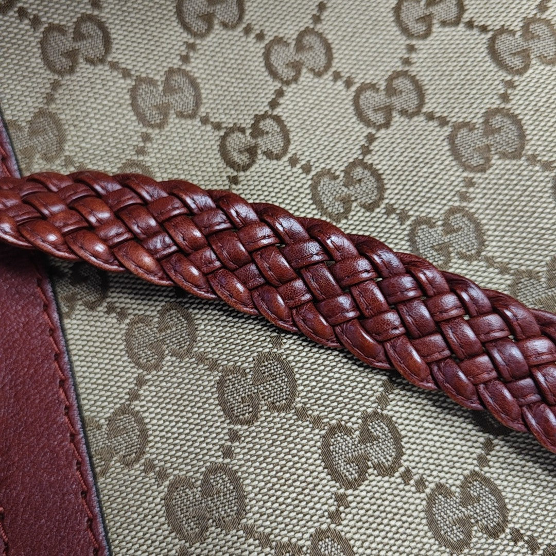 Monogram Canvas Tote Bag Beige