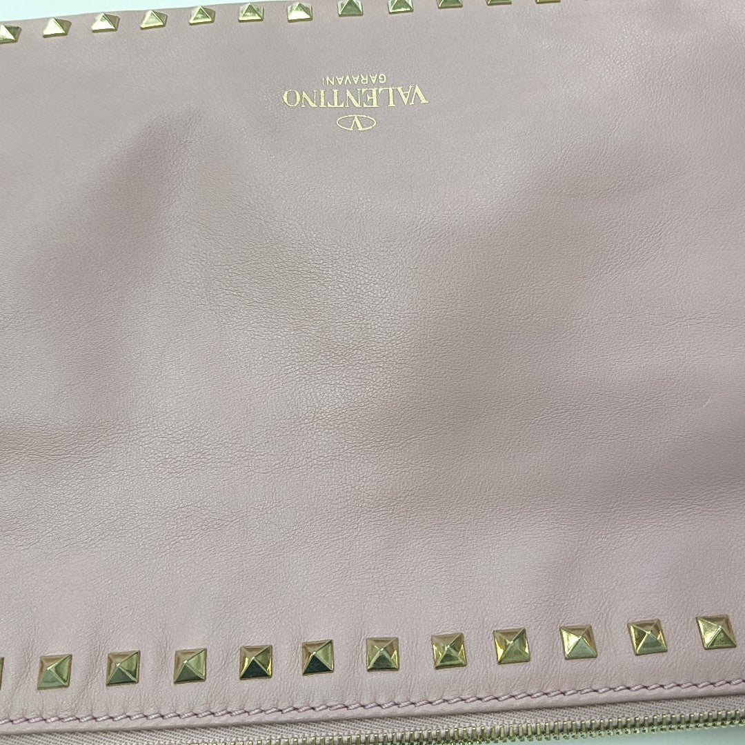 Rockstud Calfskin Pink