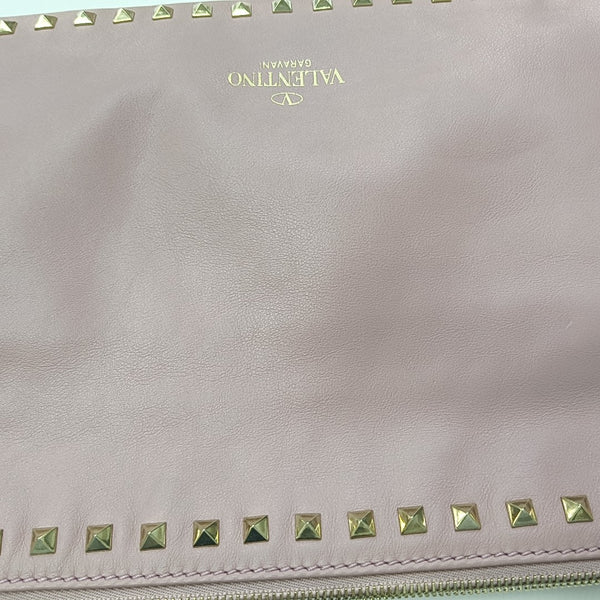 Rockstud Calfskin Pink