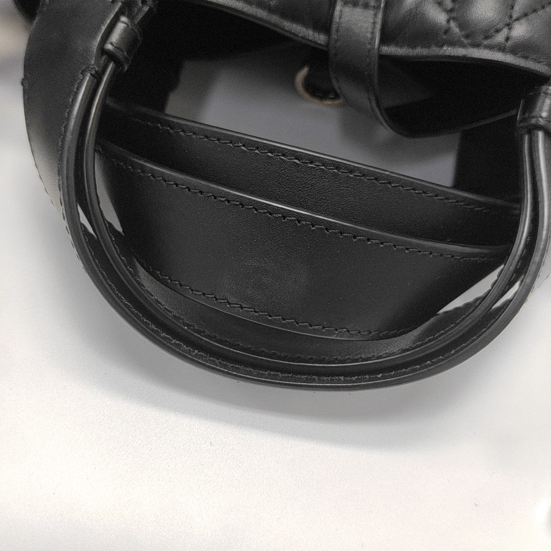 Toujours Small Cannage Calfskin Black