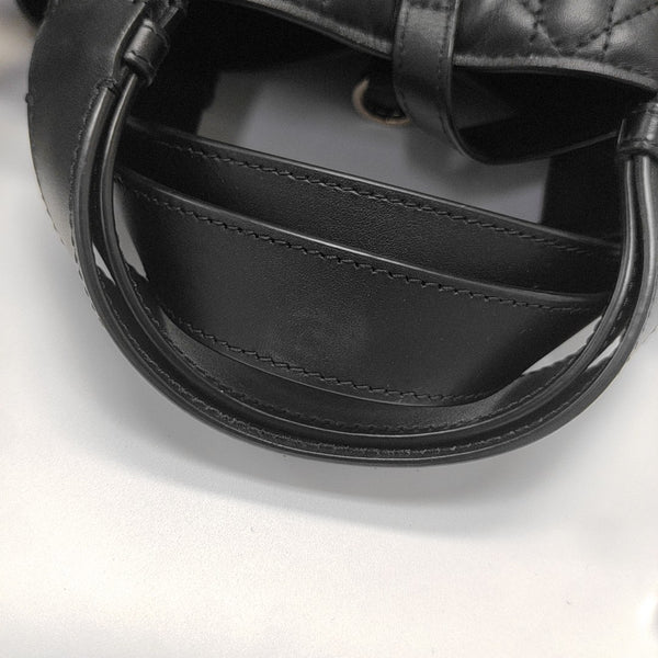 Toujours Small Cannage Calfskin Black