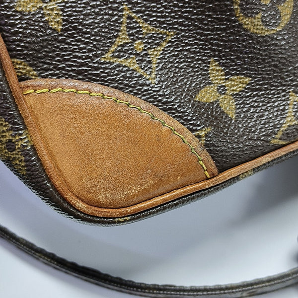 AMAZON Monogram Coated Canvas Brown