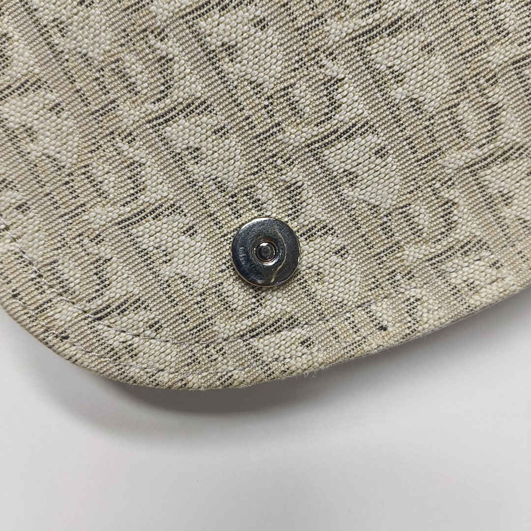 Saddle Small Canvas Beige