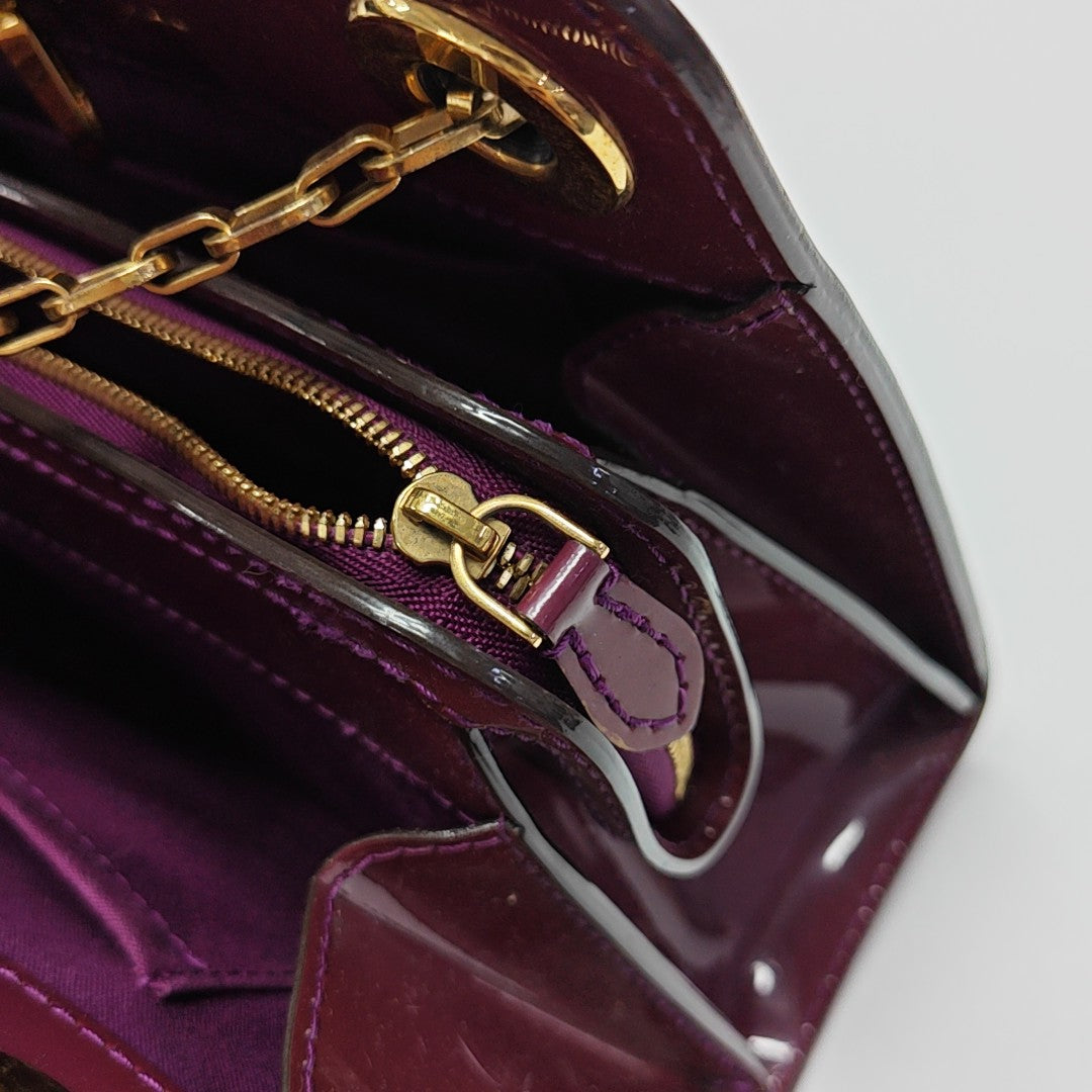 Patent Leather Crossbody Bag PM Purple