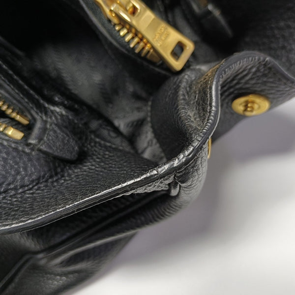 Calfskin Shoulder Bag Black