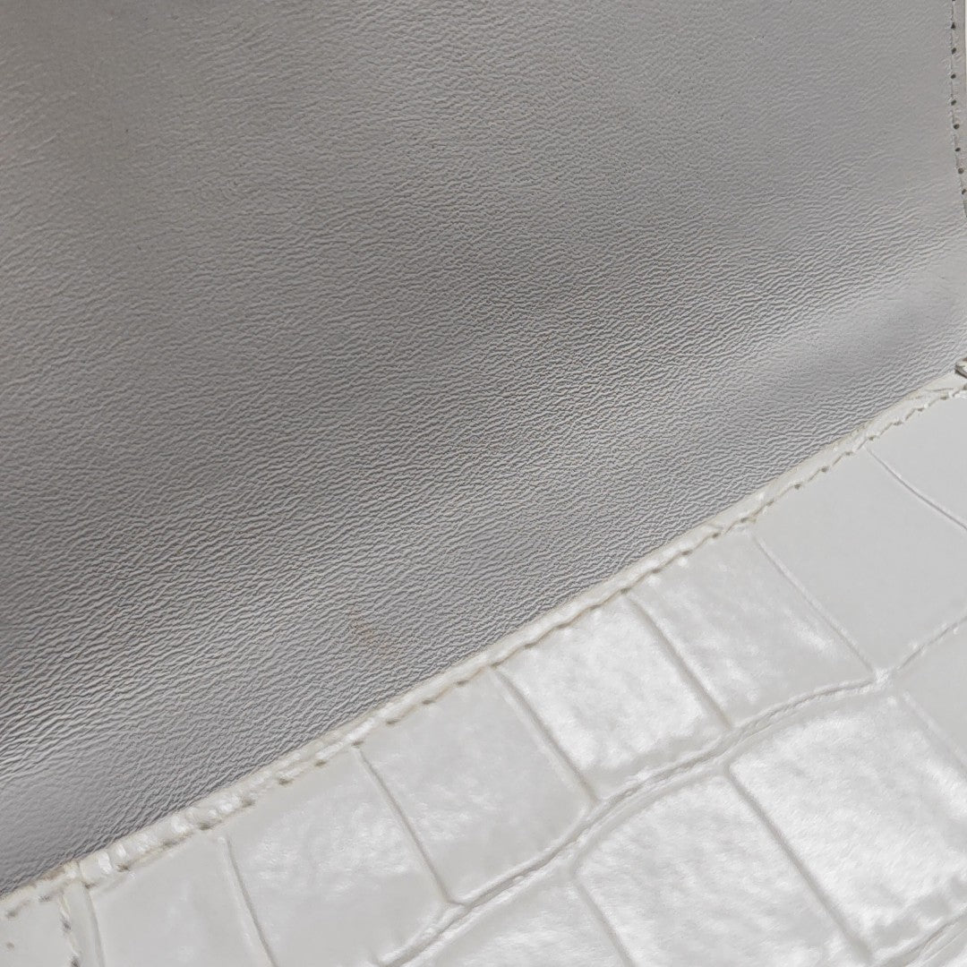 Hourglass S Calfskin White