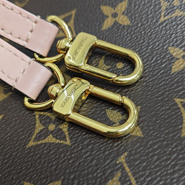 NÉONOÉ MM Monogram Coated Canvas Brown