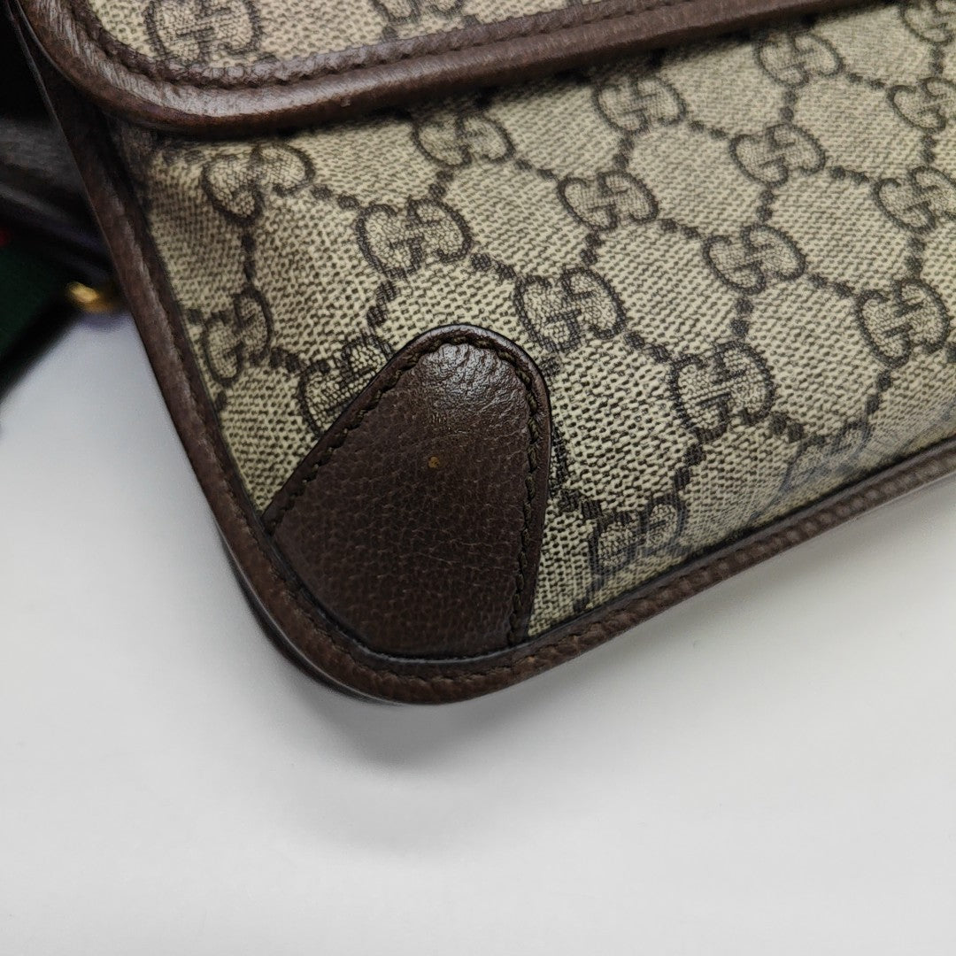 Neo Vintage Small Monogram Coated Canvas Beige