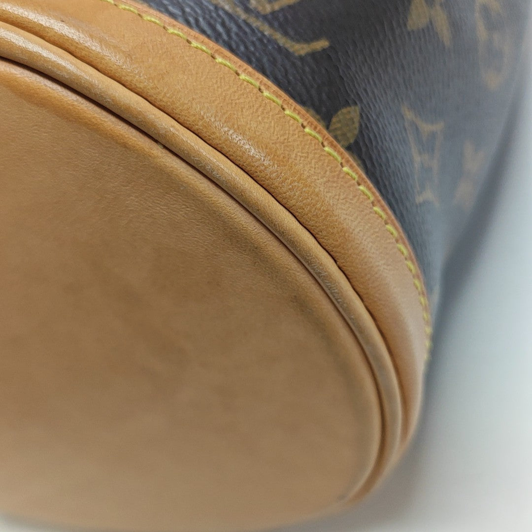 DUFFLE Monogram Coated Canvas Brown