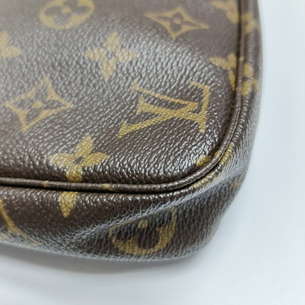 ACCESSOIRES Monogram Coated Canvas Brown