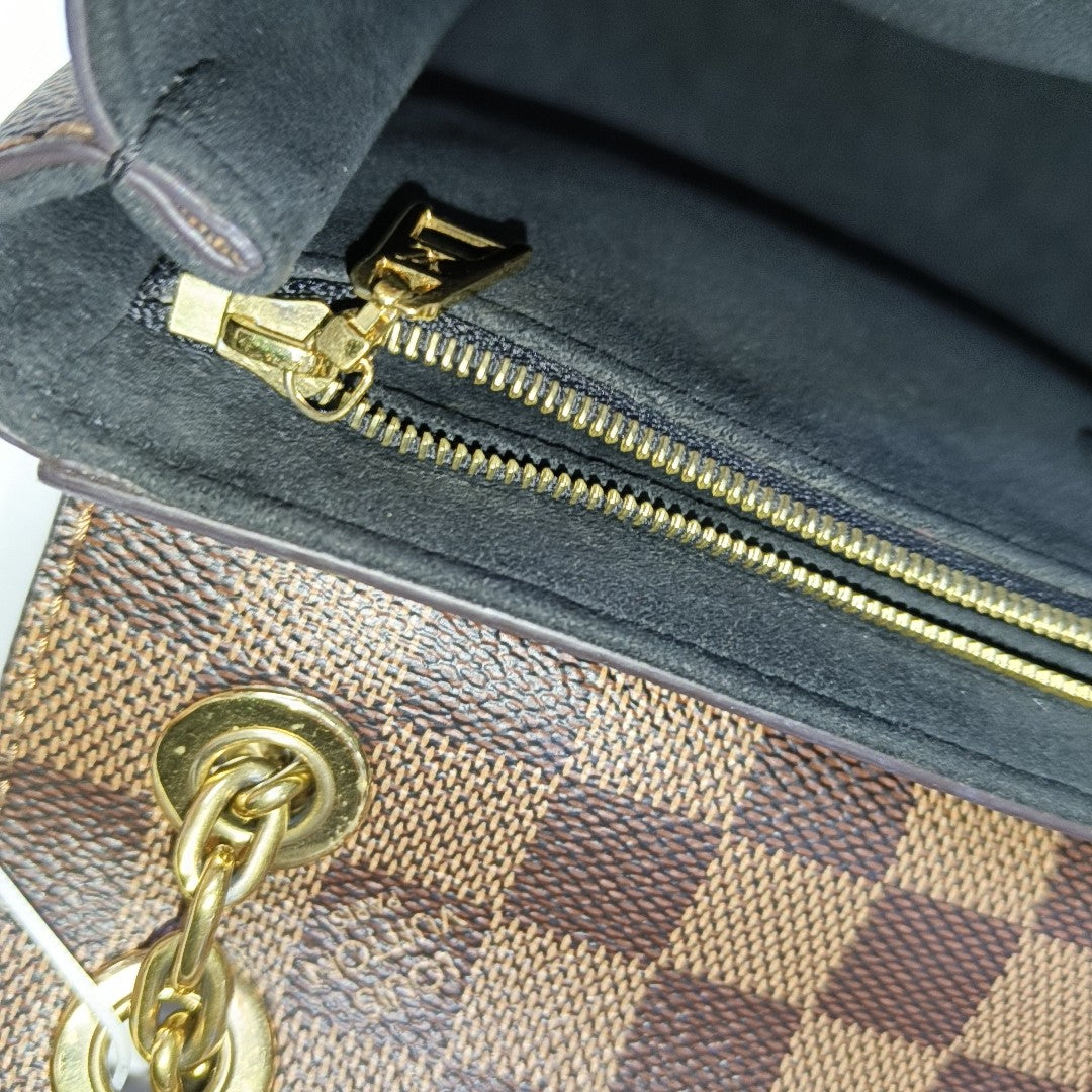 VAVIN PM Damier Ebene Coated Canvas Brown