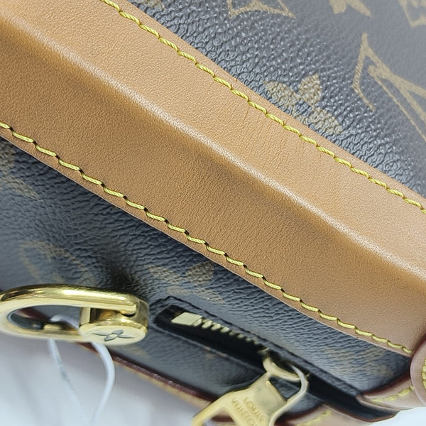 SOFT TRUNK Monogram Coated Canvas Brown