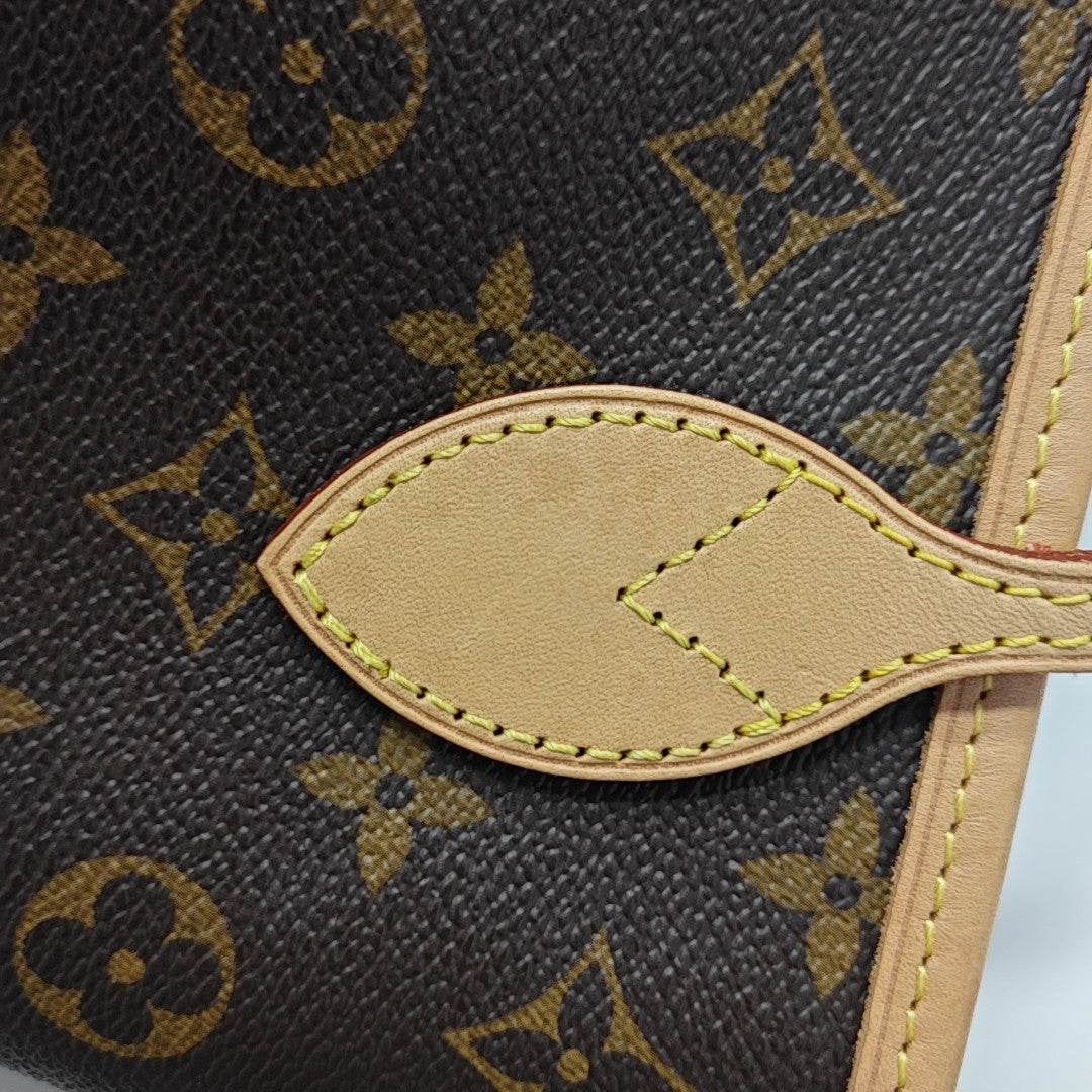 NEVERFULL PM Monogram Coated Canvas Brown