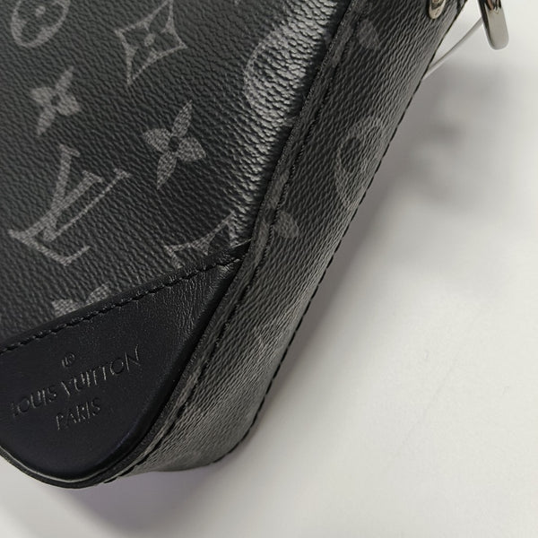 TRIO Monogram Coated Canvas Gray