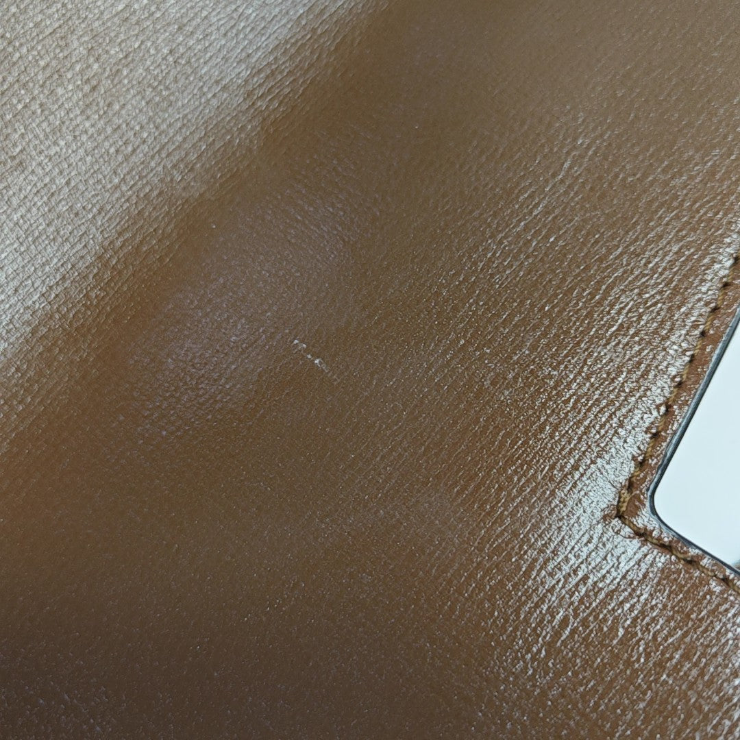 Horsebit 1955 Medium Monogram Coated Canvas Beige