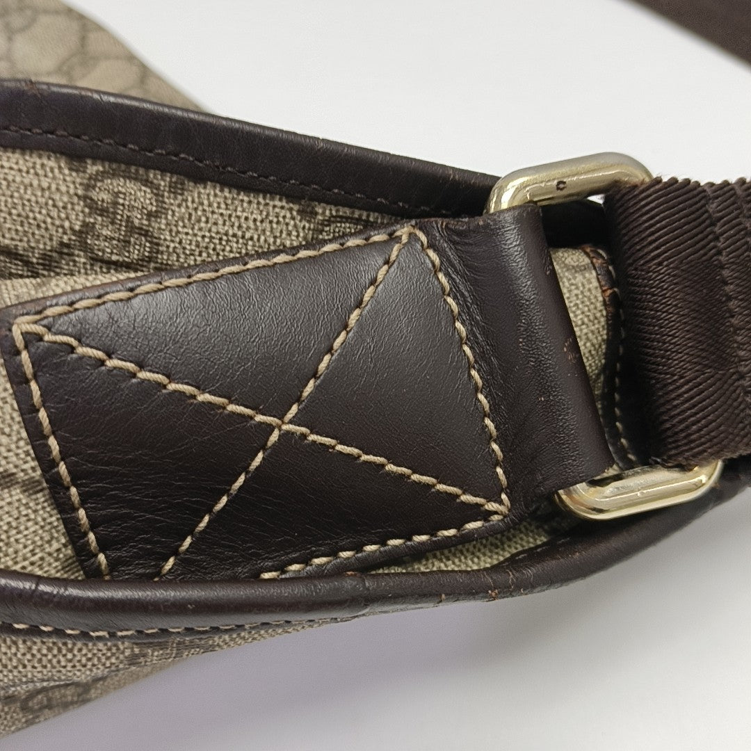 GG Imprime Monogram Coated Canvas Brown