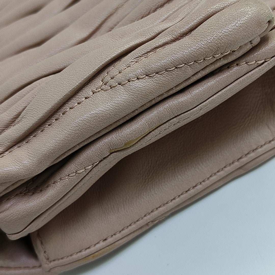 Quilted Lambskin Shoulder Bag Pink