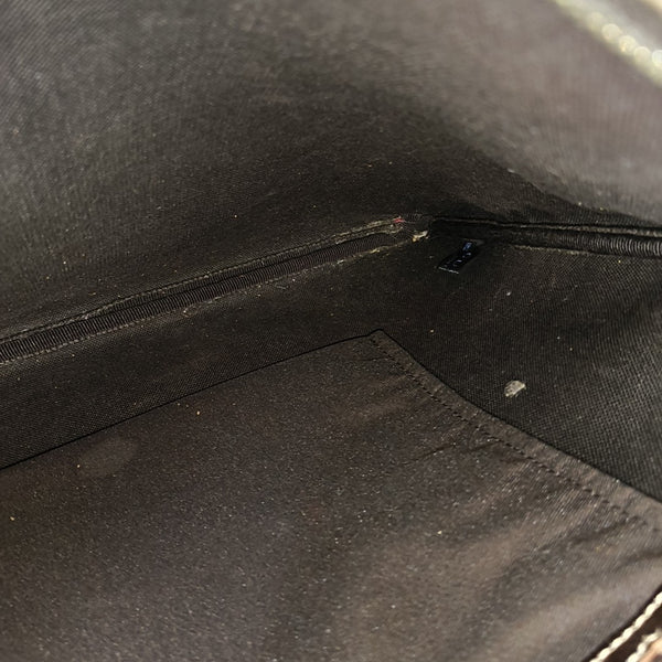 GG Supreme Monogram Coated Canvas Black