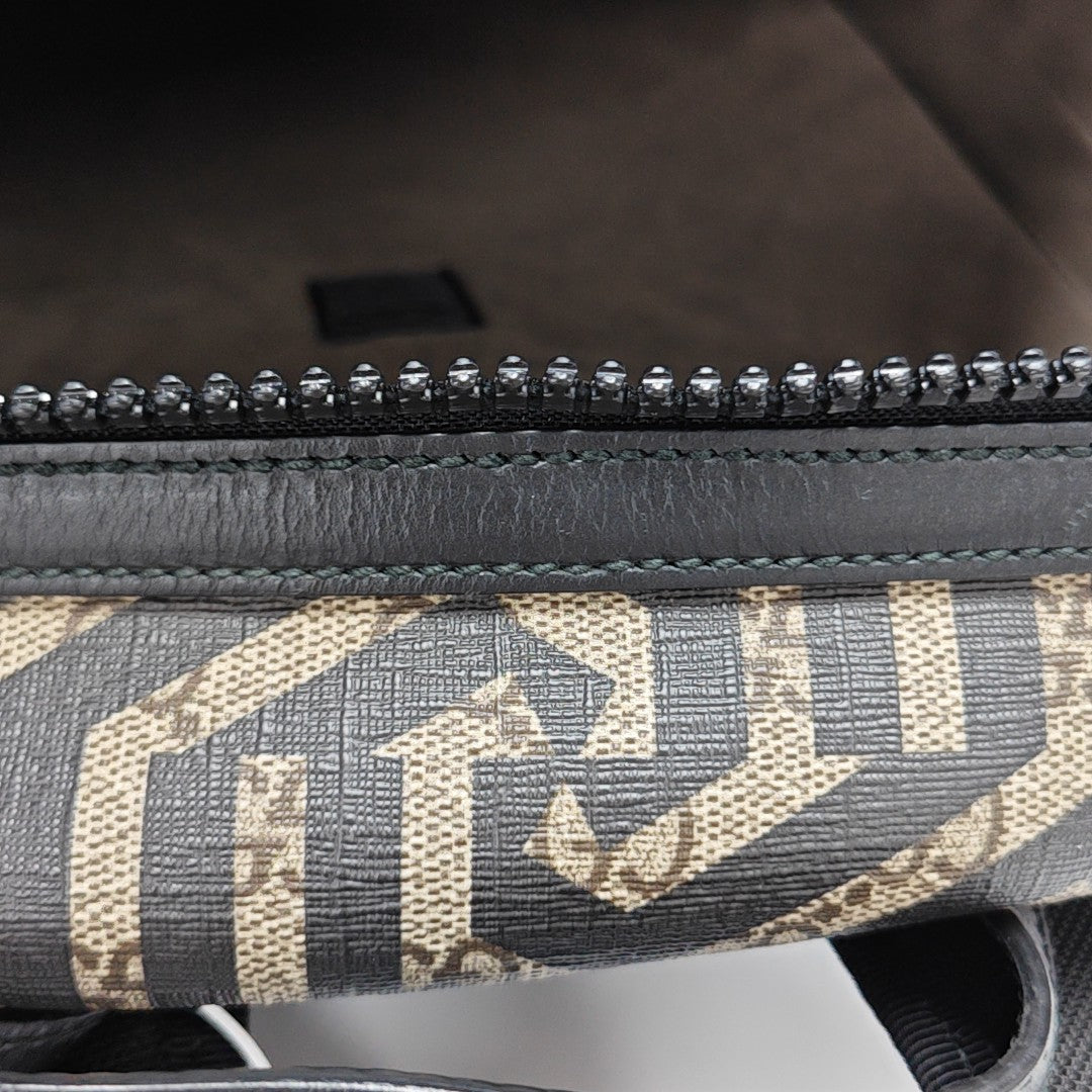 Monogram Coated Canvas Backpack Multicolor