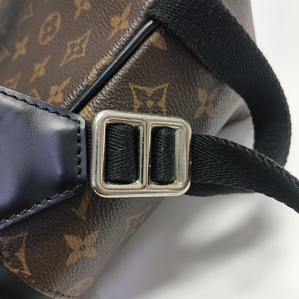 JOSH Monogram Coated Canvas Brown